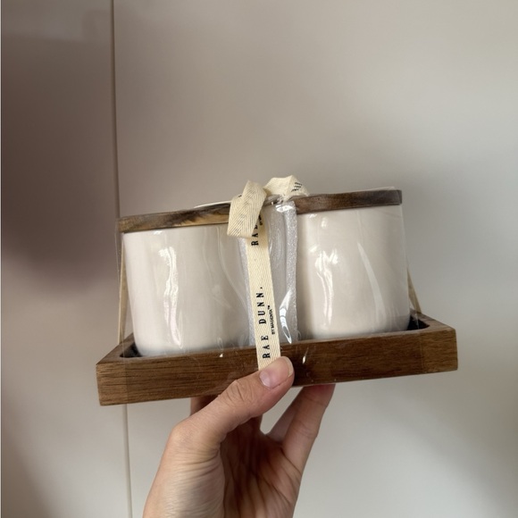 Rae Dunn Hair Ties and Bobby Pins Holder Set - Picture 2 of 2